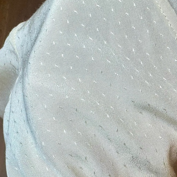 Urban Outfitters Cream Deep V Long Sleeve Top Small - Picture 8 of 8